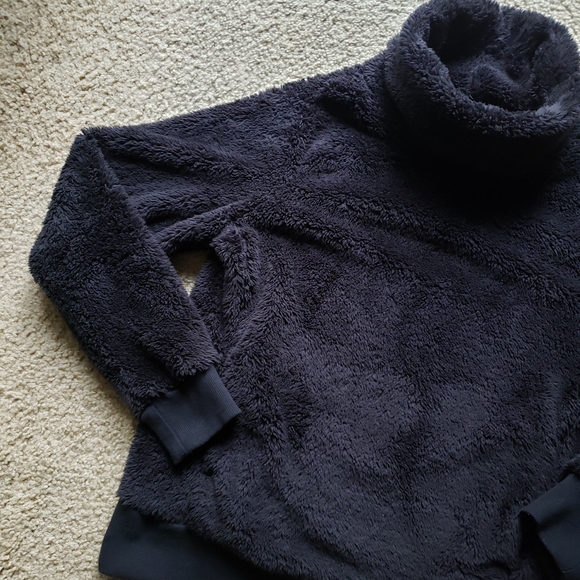 Lukka Luk Sherpa Fleece Mockneck Pullover Sweater - Picture 9 of 10